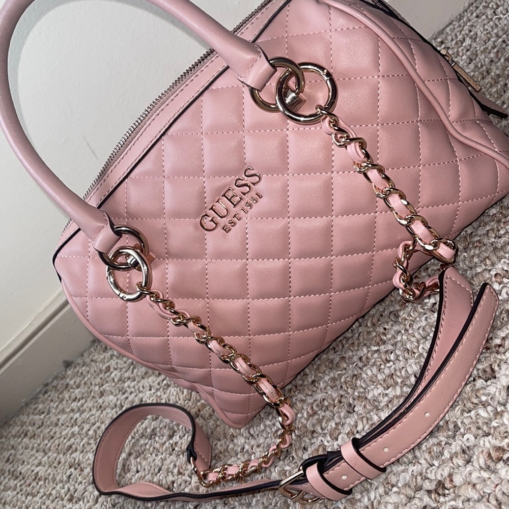 GUESS MELISE SATCHEL BAG